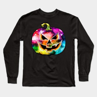 Rainbow Jack O Lantern #3 Long Sleeve T-Shirt